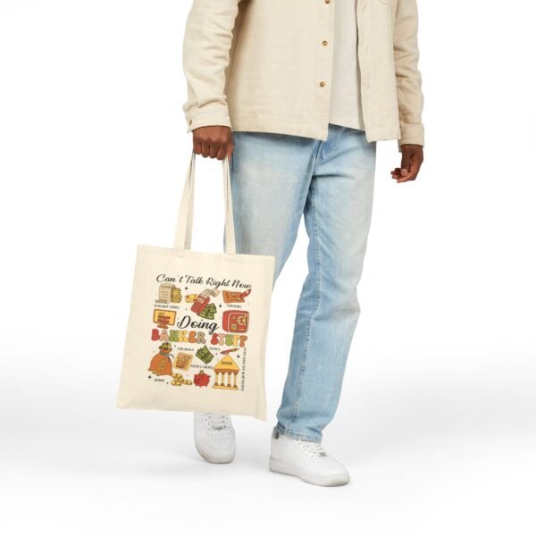 "Can’t Talk Right Now, Doing Banker Stuff" Tote Bag - Image 3