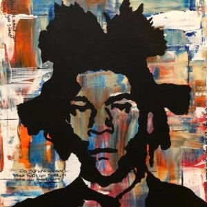 Abstract Portrait of Basquiat