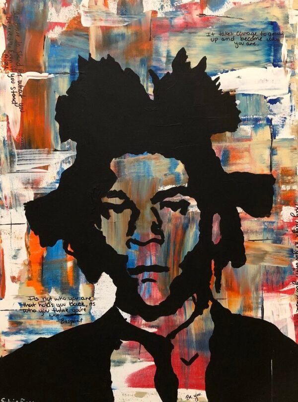 Abstract Portrait of Basquiat