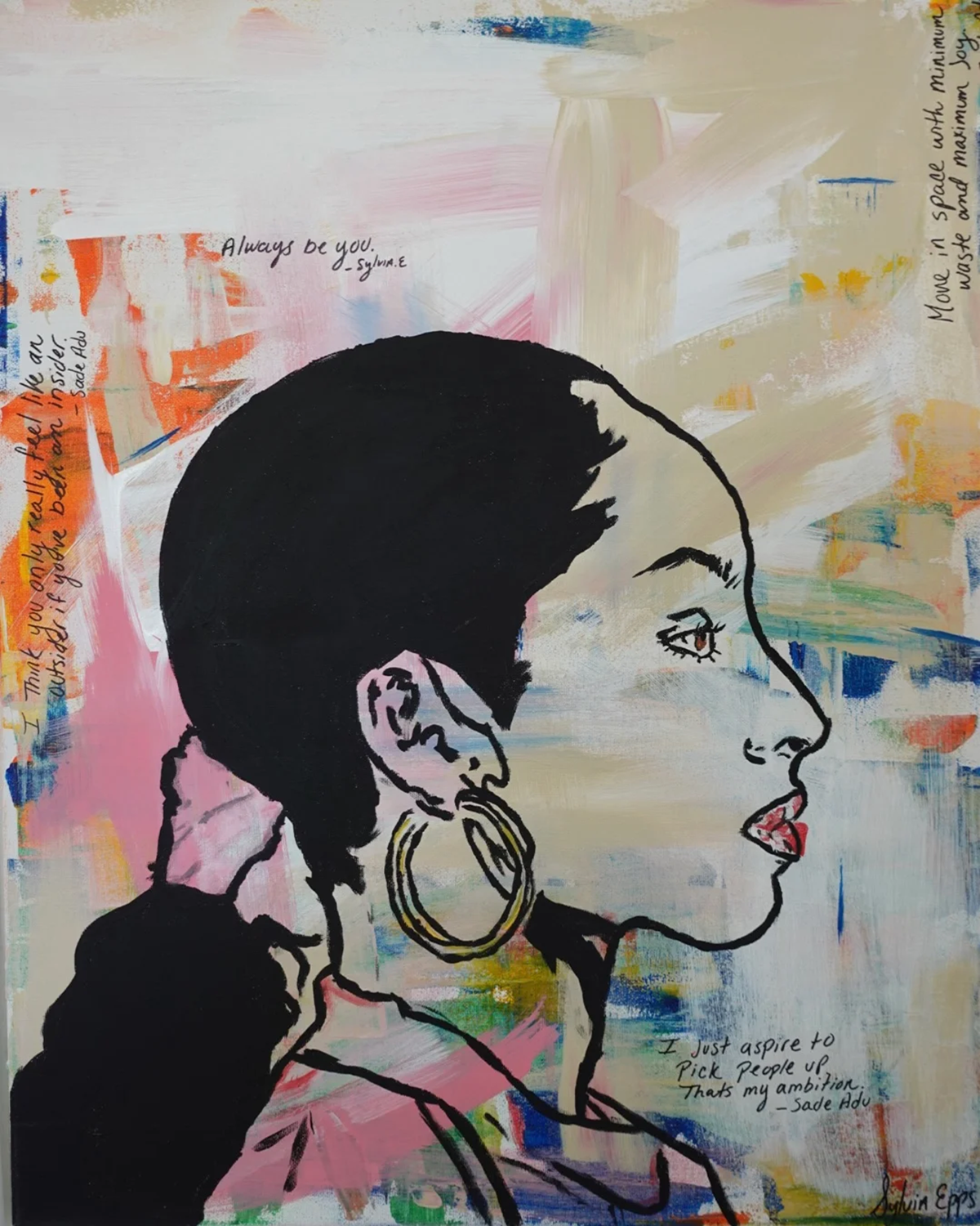 Original drawing store of Sade Adu