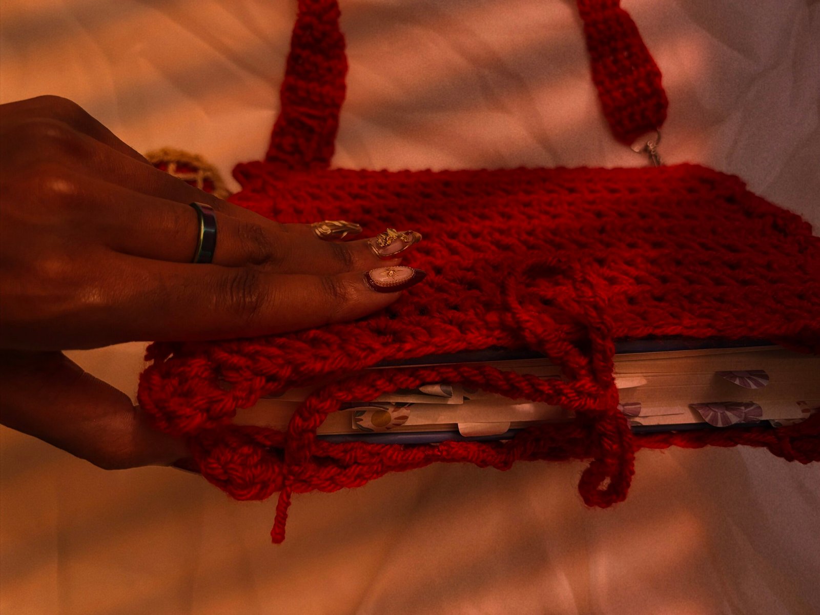 Crochet Book Bag - Image 5